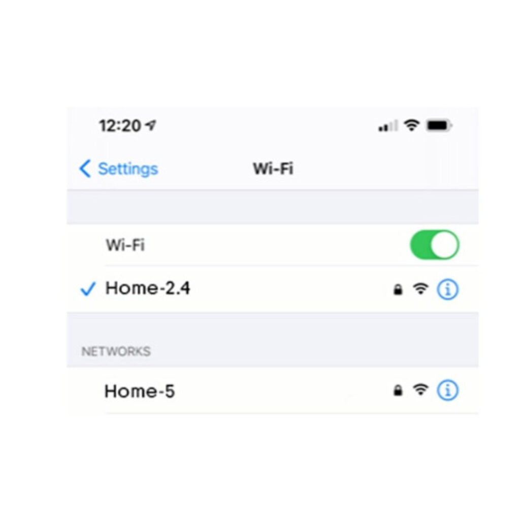 Asigura-te ca telefonul este conectat la reteaua Wi-Fi 2.4 Ghz